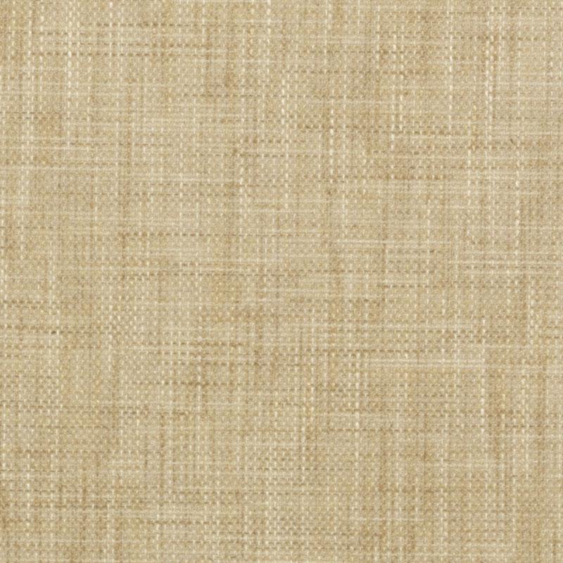 Beige woven upholstery fabric texture with a visible crosshatch weave in natural, warm straw tones.