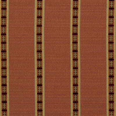 KRAVET COUTURE CHENILLE  RUST,GREEN,YELLOW   - 28895.412.0