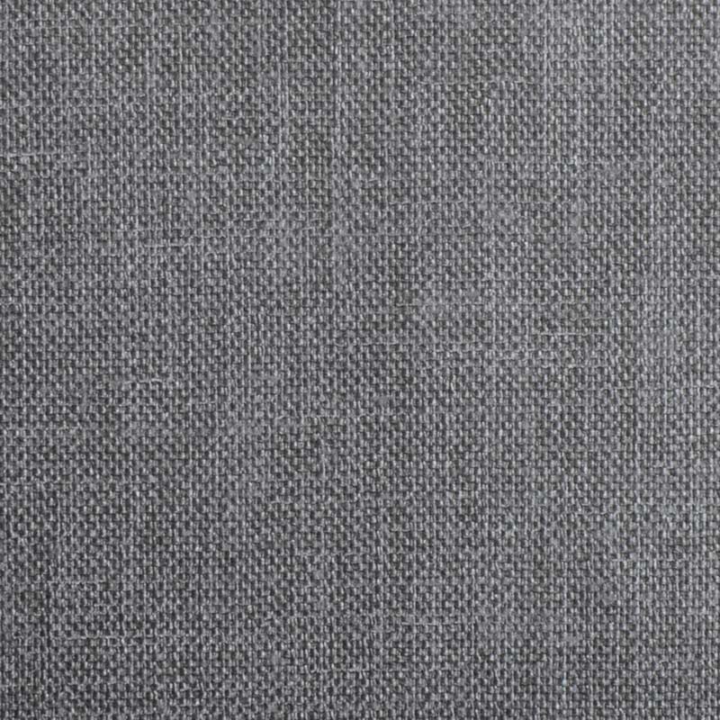 Solid gray upholstery fabric swatch with a smooth matte finish; suitable for neutral decor.