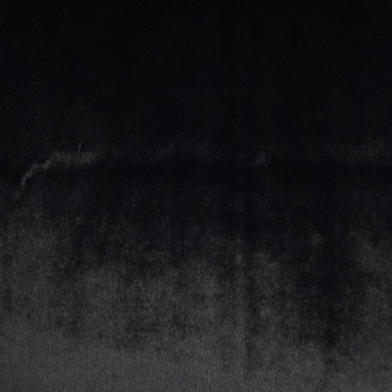 Close-up of black velvet fabric with soft pile and subtle sheen.