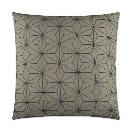 D.V. KAP HOME   24" x 24" Crosby Pillow - Graphite Nautical, Geometric    - 2894-G-2424