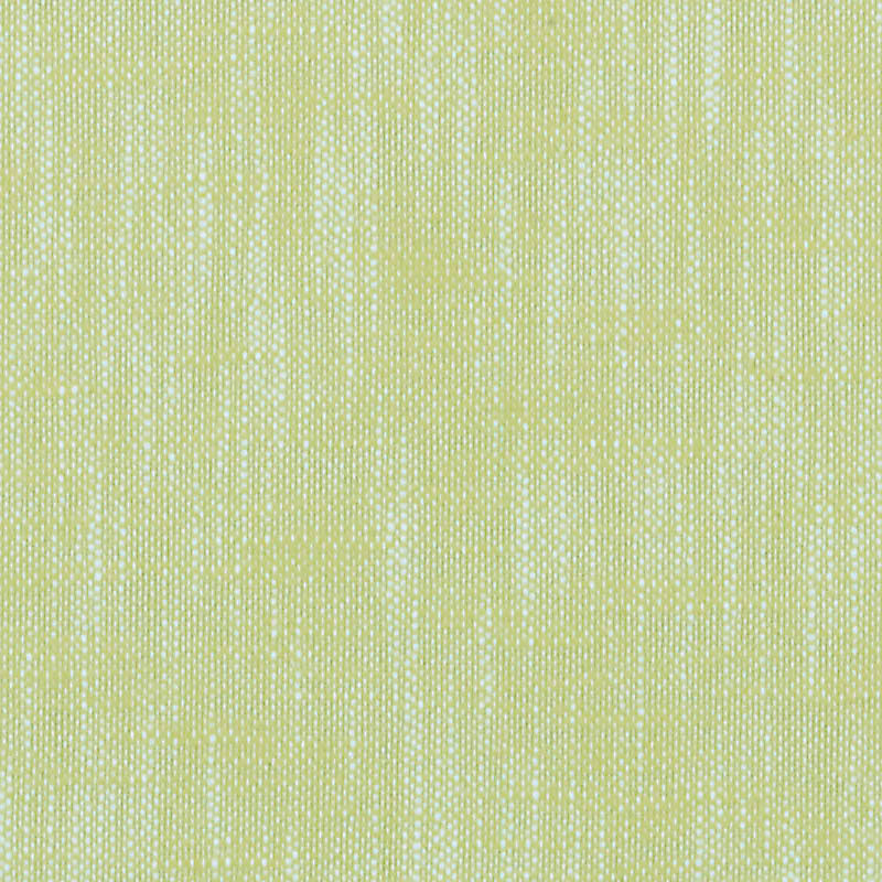 Lime green woven fabric texture with small white flecks and subtle linen-like look.