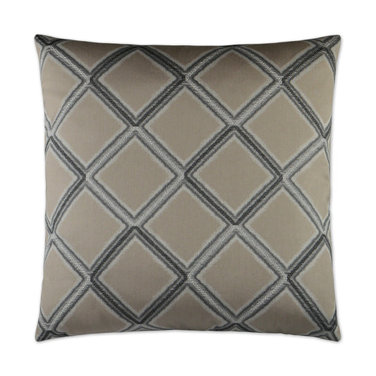 D.V. KAP HOME   24" x 24" Hekla Pillow - Granite Geometric    - 2903-G-2424