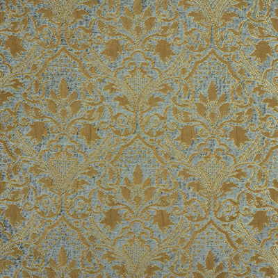 KRAVET COUTURE CHENILLE DAMASK LIGHT BLUE,YELLOW,   - 29035.415.0