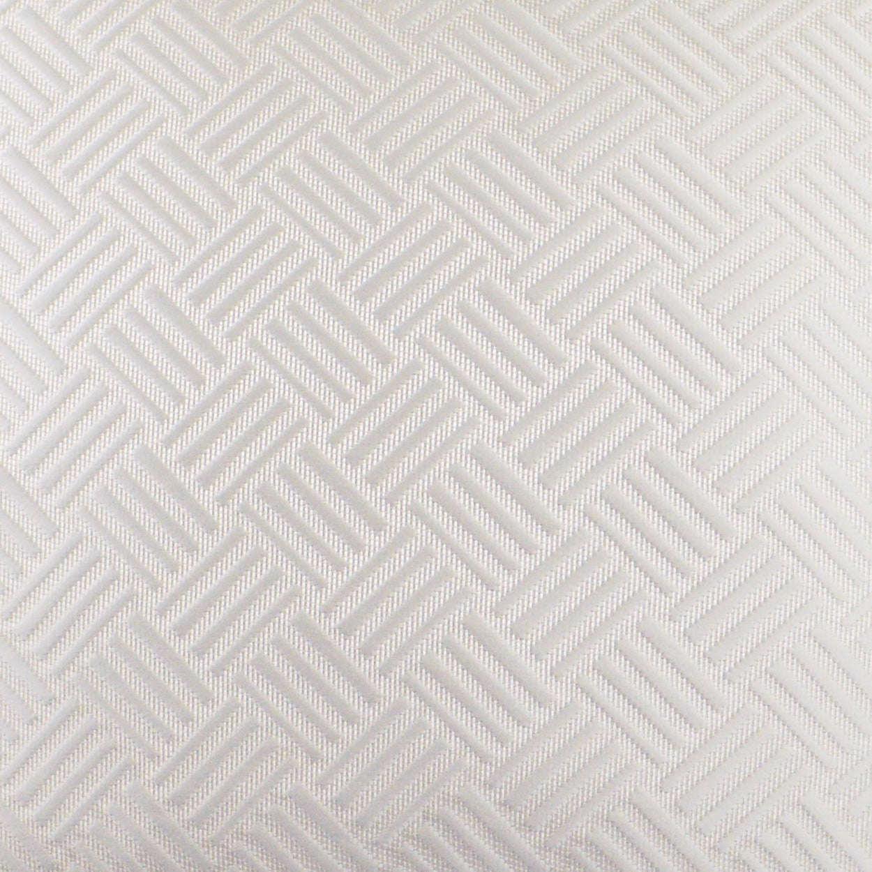 Light gray fabric with a raised diagonal ribbed diamond pattern in a repeating grid.