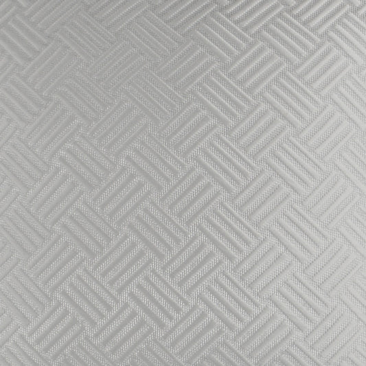 Light gray metal diamond-plate tread texture with raised geometric pattern for anti-slip flooring.