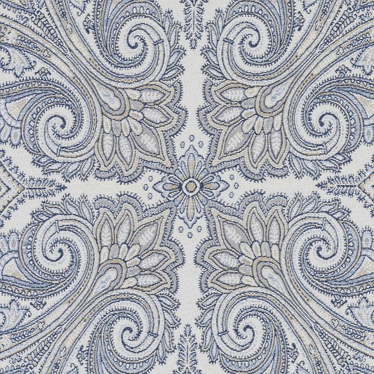 Duralee Du16098 | 50-Natural/Blue  Upholstery     - 290751