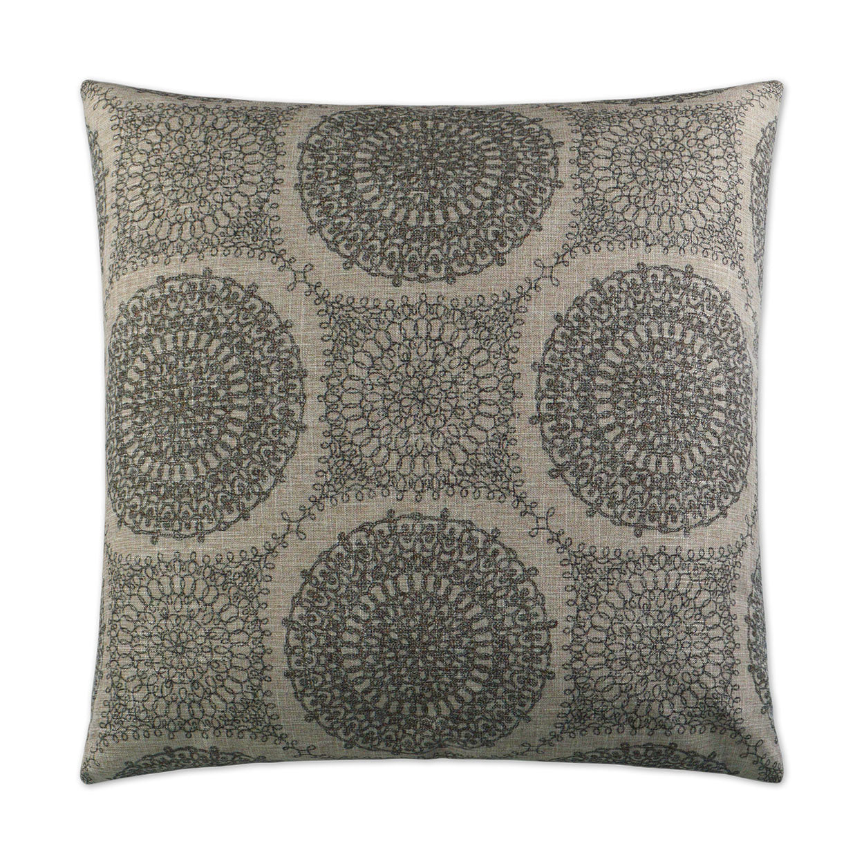 D.V. KAP HOME   24" x 24" Davenport Pillow Abstract, Global    - 2910-2424