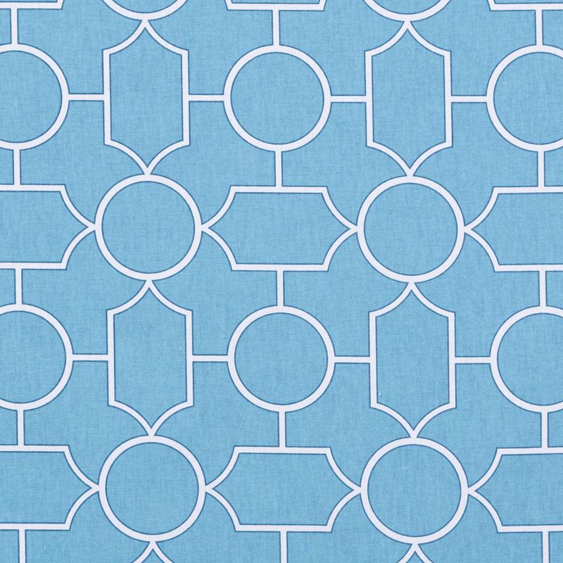 Duralee 42471 | 11-Turquoise  Print     - 291581