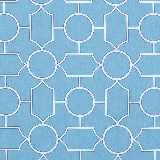Duralee 42471 | 11-Turquoise  Print     - 291581