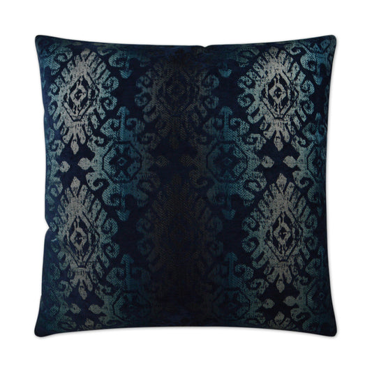 D.V. KAP HOME   24" x 24" Nina Pillow - Indigo Transitional, Global    - 2921-I-2424