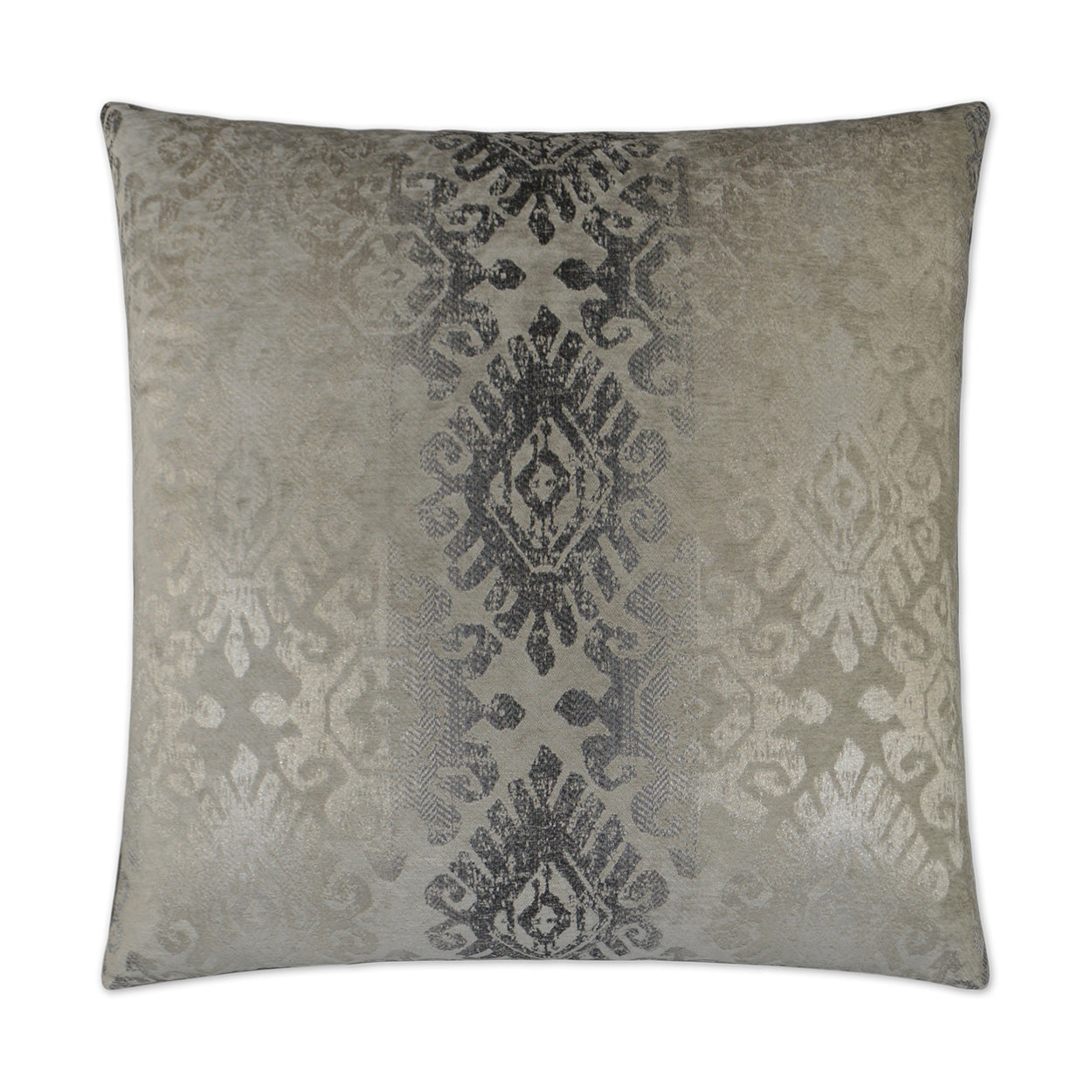 D.V. KAP HOME   24" x 24" Nina Pillow - Fog Transitional, Global    - 2921-F-2424