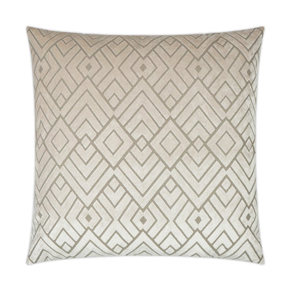 D.V. KAP HOME   24" x 24" Hipster Pillow - Ecru Modern, Geometric    - 2924-E-2424