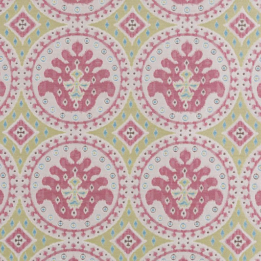 Duralee 36235 | 700-Pink/Green  Upholstery     - 292649