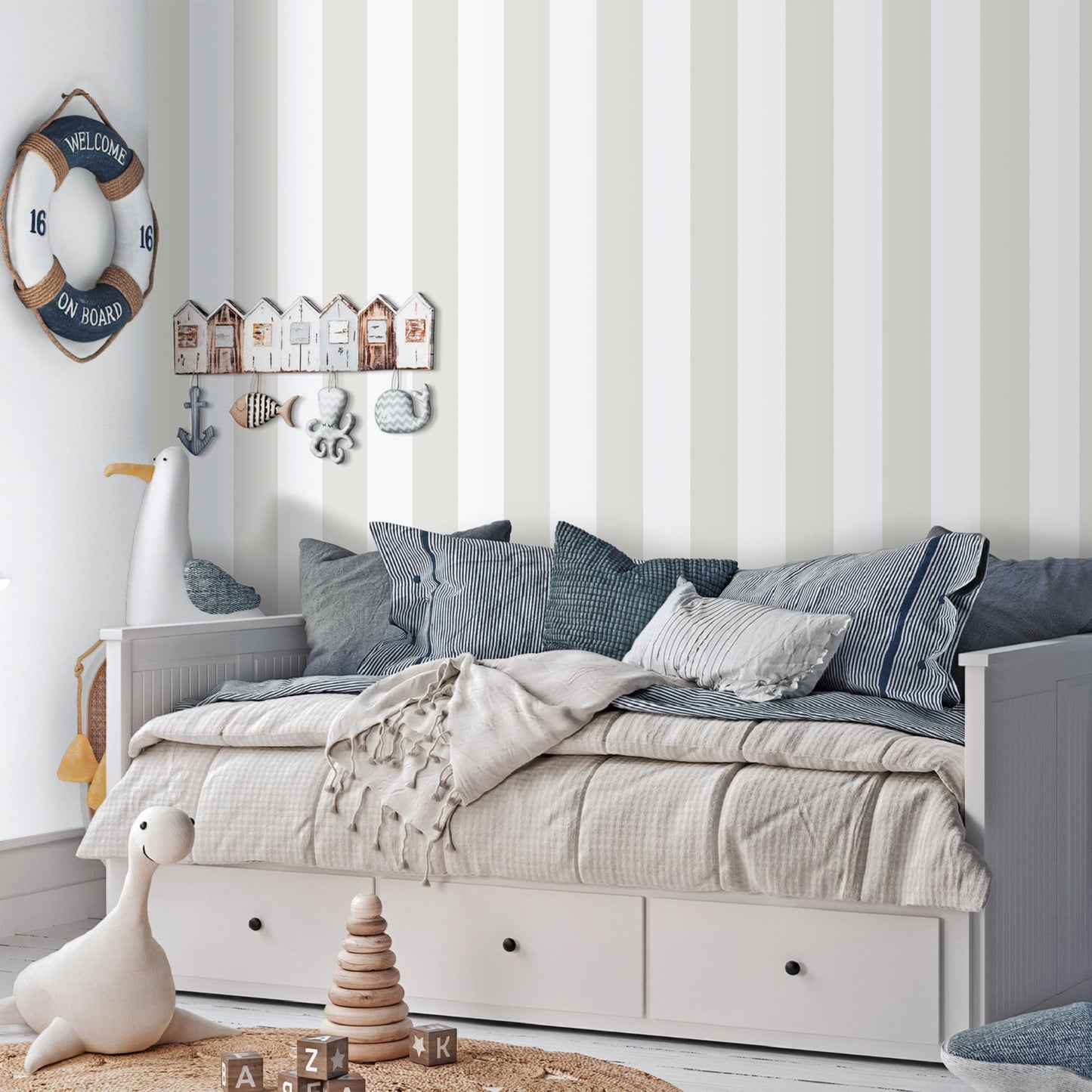 GALERIE WALLCOVERINGS Bambino    Silver - Grey   - 293-4