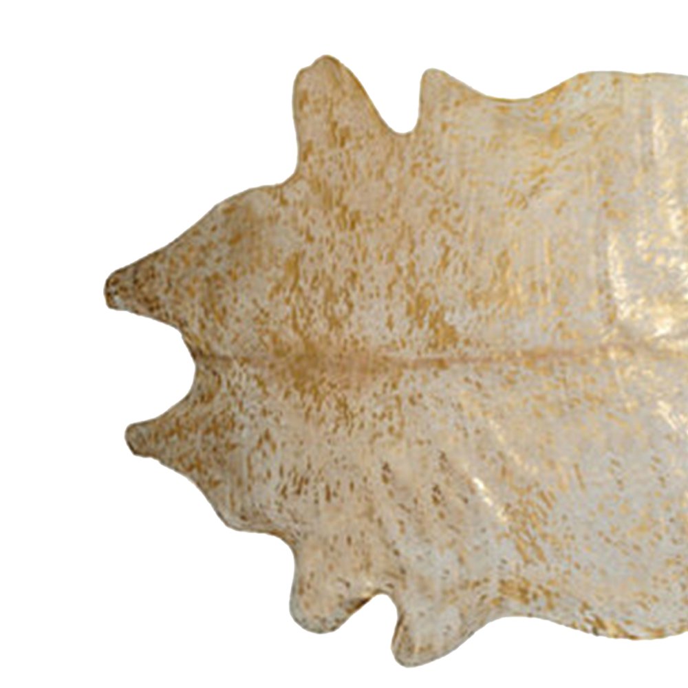 6' X 7' Gray Cowhide Cowhide Print Area Rug