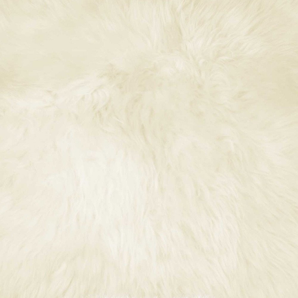 18" Gray Sheepskin Throw Pillow