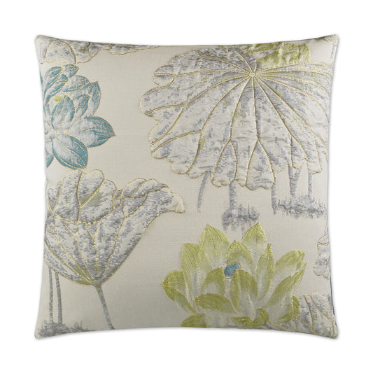 D.V. KAP HOME   24" x 24" Alicia Pillow Floral    - 2933-2424