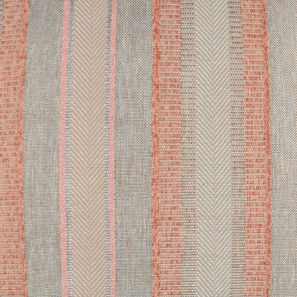 D.V. KAP HOME   24" x 24" Habitat Pillow - Rose Quartz Stripes    - 2935-R-2424