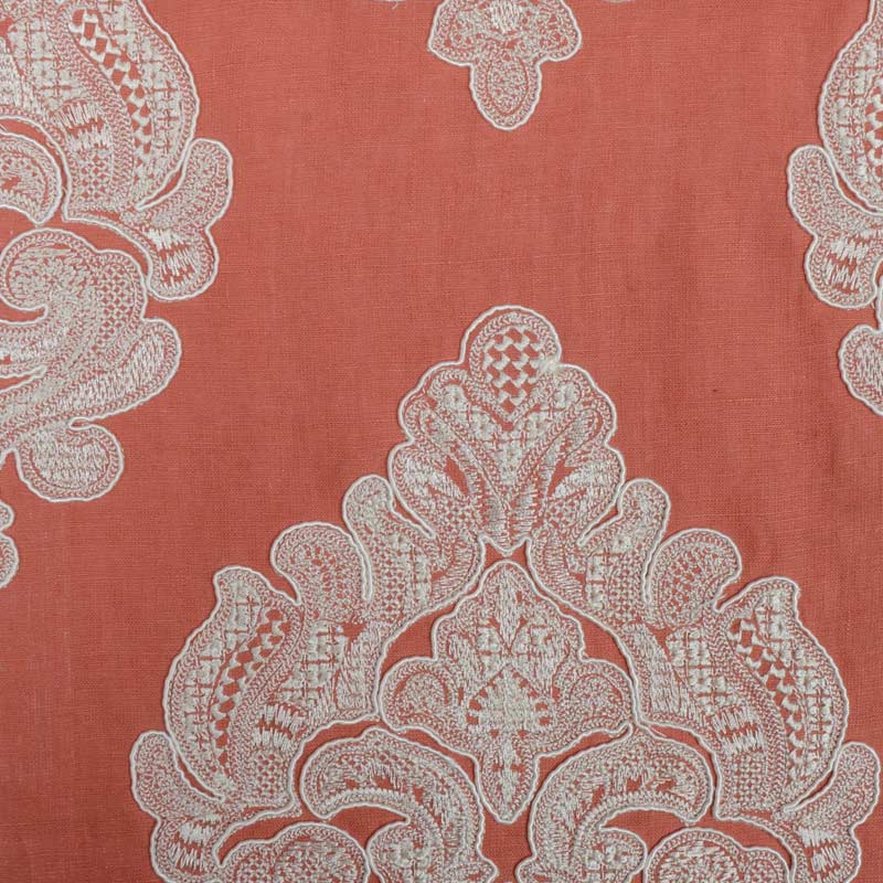 Duralee Monogram 300031H | 581-Cayenne  Drapery     - 293629