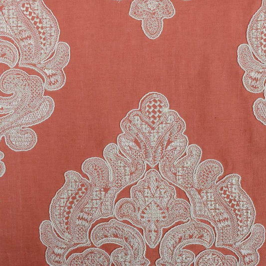 Duralee Monogram 300031H | 581-Cayenne  Drapery     - 293629