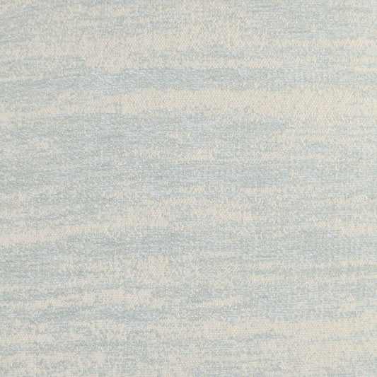 Pastel blue and cream heathered woven fabric, soft upholstery or drapery material.