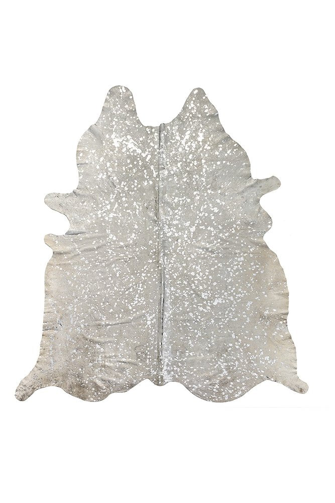 6' X 7' Natural Cowhide Cowhide Print Area Rug