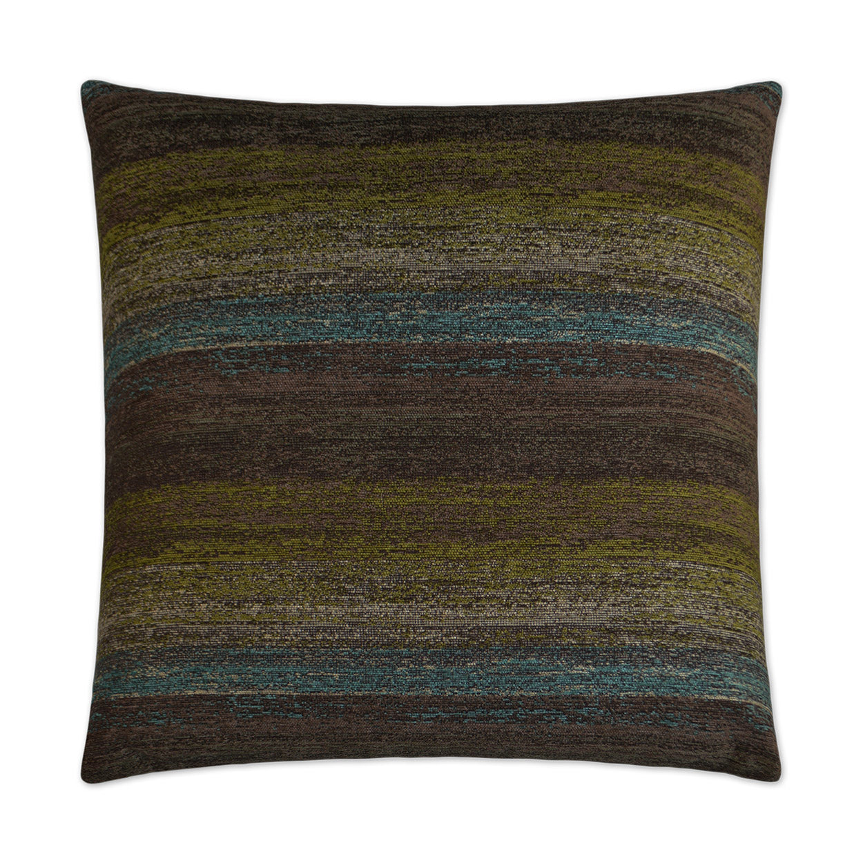 D.V. KAP HOME   24" x 24" Landscape Pillow - Lagoon Stripes    - 2943-L-2424