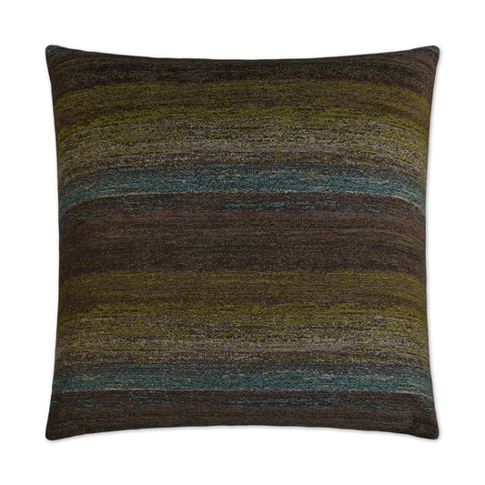 D.V. KAP HOME   24" x 24" Landscape Pillow - Lagoon Stripes    - 2943-L-2424