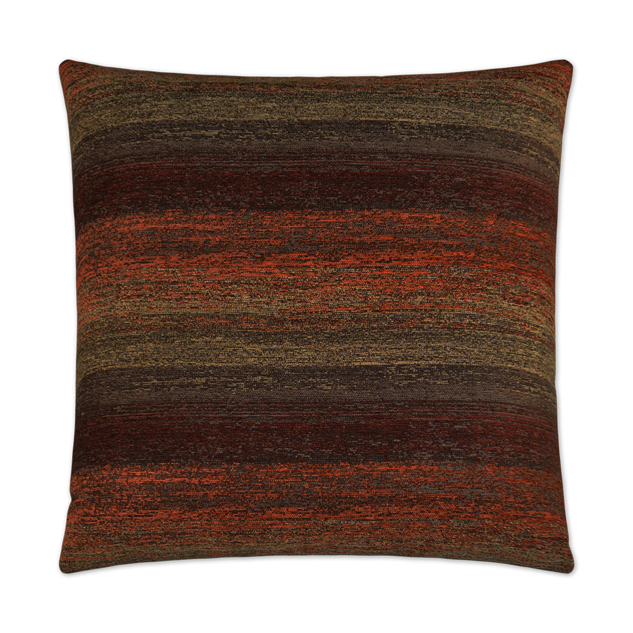 D.V. KAP HOME   24" x 24" Landscape Pillow - Spice Stripes    - 2943-S-2424