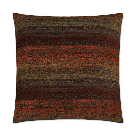 D.V. KAP HOME   24" x 24" Landscape Pillow - Spice Stripes    - 2943-S-2424