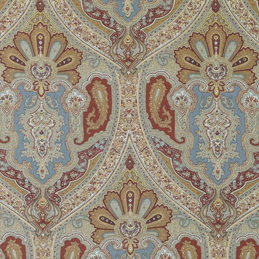 Duralee 42464 | 11-Turquoise  Print     - 294369