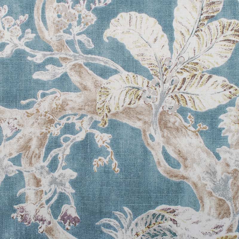 Duralee 42356 | 89-French Blue  Print     - 294491