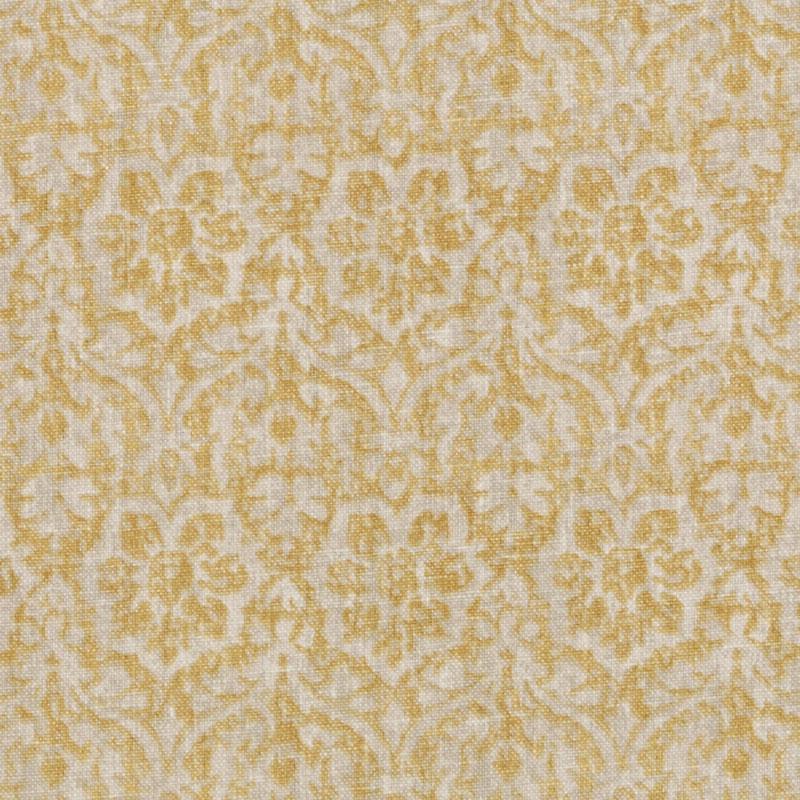 Duralee Monogram Be42582 | 551-Saffron  Print     - 294515