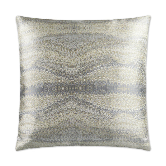 D.V. KAP HOME   24" x 24" Magma Pillow - Nickel Modern, Abstract    - 2946-N-2424