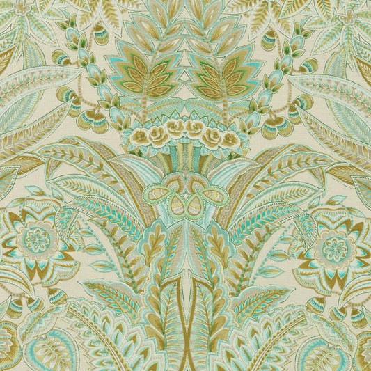 Duralee Monogram Be42585 | 257-Moss  Print     - 294921