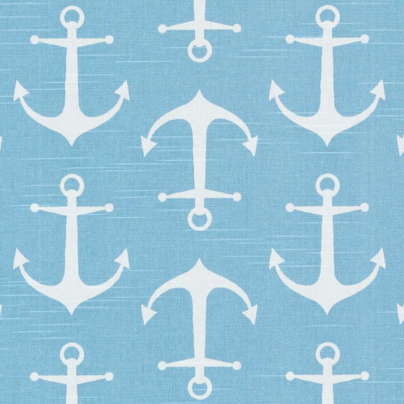 Duralee 42502 | 52-Azure  Print     - 294941