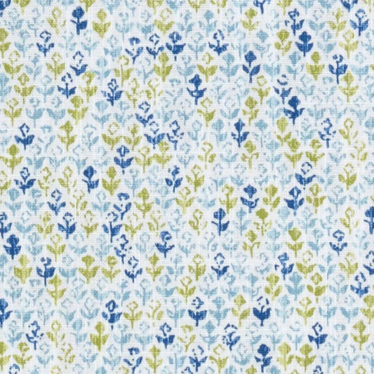 Duralee De42516 | 601-Aqua/Green  Print     - 295051