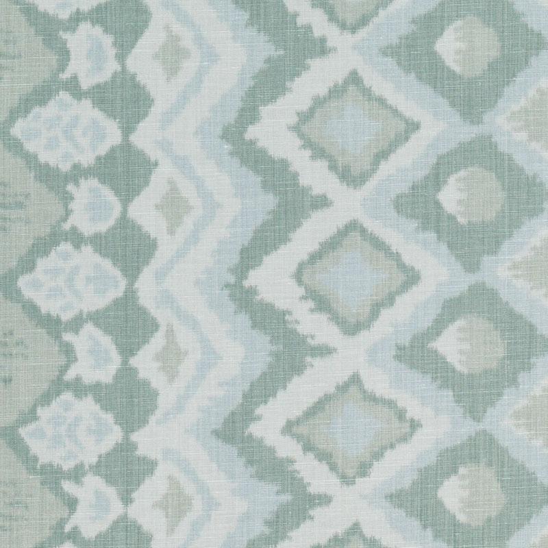 Duralee Monogram Be42590 | 24-Celadon  Print     - 295349