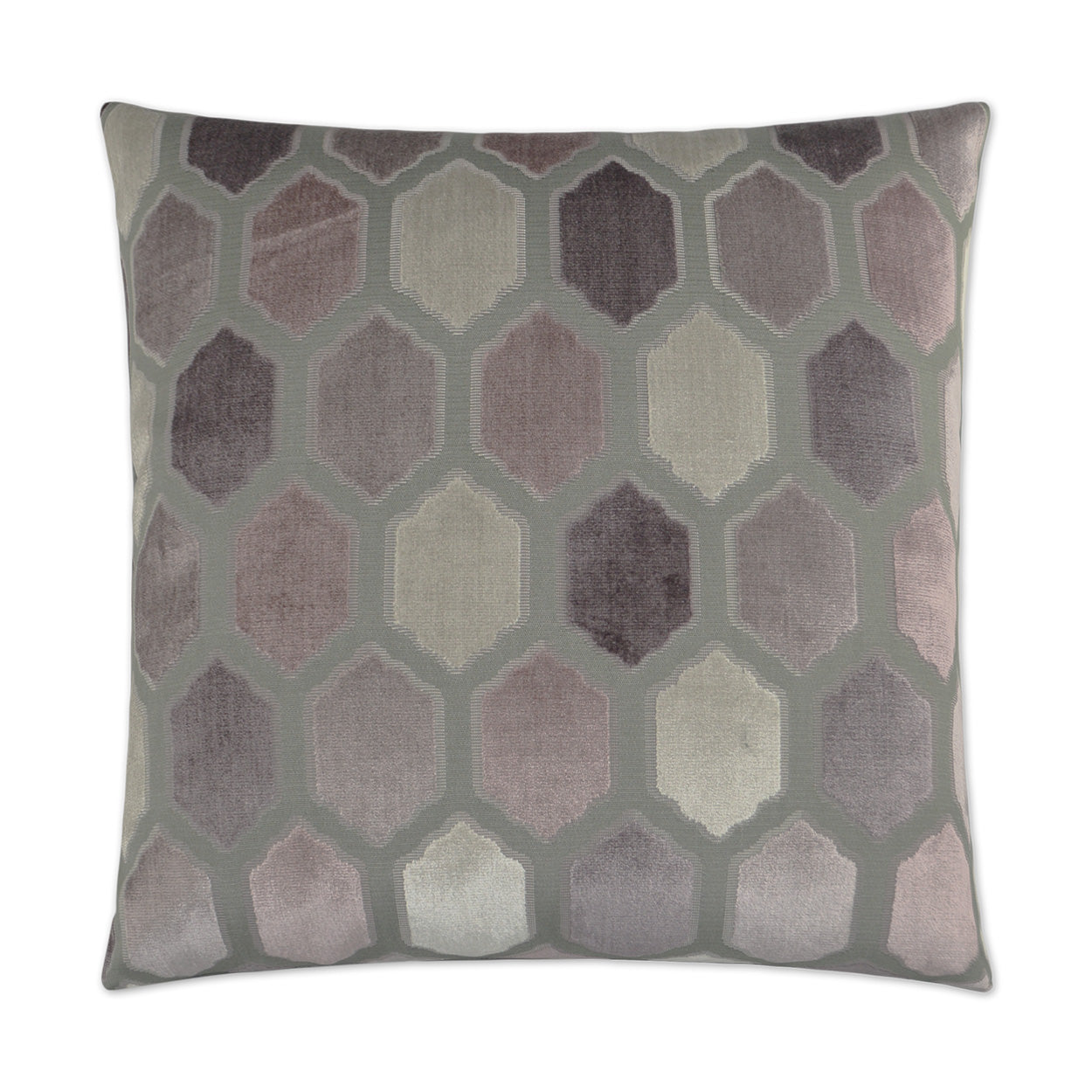 D.V. KAP HOME   24" x 24" Mallorca Pillow - Mulberry Modern    - 2956-M-2424