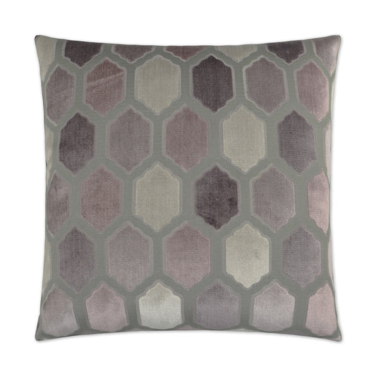 D.V. KAP HOME   24" x 24" Mallorca Pillow - Mulberry Modern    - 2956-M-2424