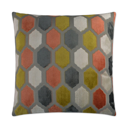 D.V. KAP HOME   24" x 24" Mallorca Pillow - Sorbet Modern    - 2956-S-2424