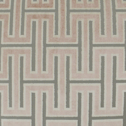 D.V. KAP HOME   24" x 24" Carlyle Pillow - Blush Geometric    - 2958-B-2424