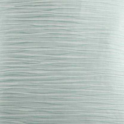 24" x 24" pillow in Fluorite Solid light blue, with a textured ripple weave.