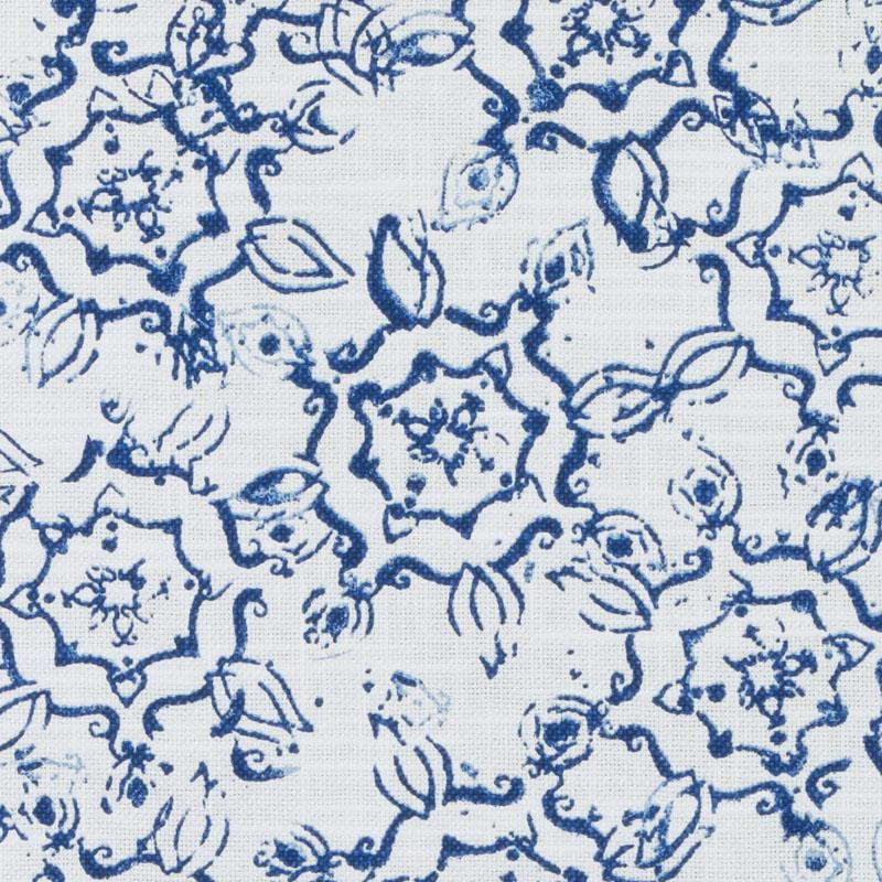 Duralee De42505 | 193-Indigo  Print     - 296231