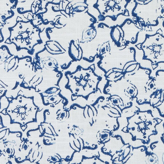 Duralee De42505 | 193-Indigo  Print     - 296231
