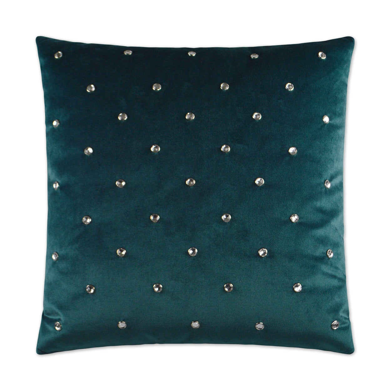 D.V. KAP HOME   24" x 24" Jewels Pillow - Laguna Glam, Traditional, Circular - Dots    - 2963-L-2424