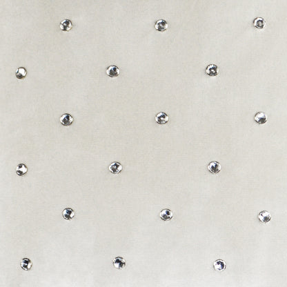 D.V. KAP HOME   24" x 24" Jewels Pillow - Marshmallow Glam, Traditional, Circular - Dots    - 2963-M-2424