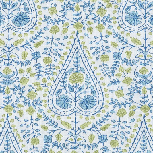Duralee De42511 | 601-Aqua/Green  Print     - 296319