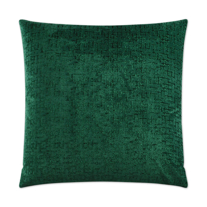 D.V. KAP HOME   24" x 24" Tetris Pillow - Emerald Solid    - 2964-E-2424